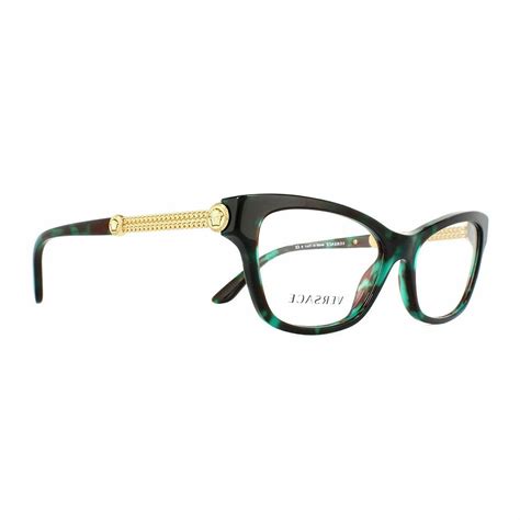 versace dark green eyeglasses|authentic Versace eyeglasses.